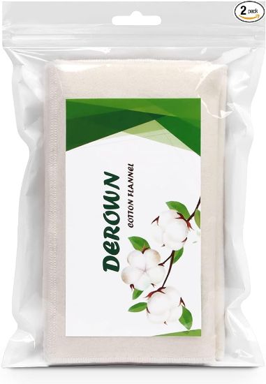 Picture of 2Pcs Cotton Flannel for Castor Oil Pack