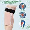 Picture of Castor Oil Packs for Knee Joint - Moisturizes Dry Skin - Soothes